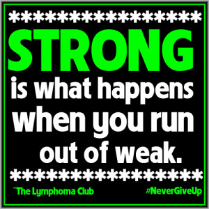 Strong is What Happens When You Run Out of Weak Quote