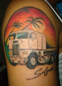 truck tattoo more trucks art nicaragua tattoo automotive tattoo tattoo ...