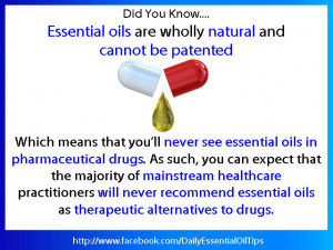Essential Oils are natural alternatives to drugs
