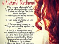 Being Ginger. Flaming hair Hm..i love bein a redhead being a ginger I ...