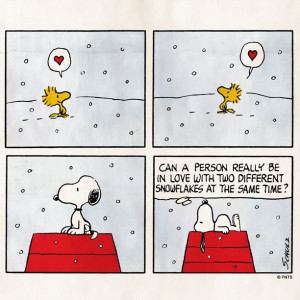 Peanuts #Snowflakes #Love #Snoopy #Woodstock #Winter