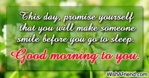 Good Morning Quotes To Make Someone Smile ~ Sweet Good Morning ...