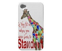 Standout cute giraffe iphone cases from Zazzle.com