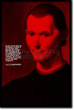 ... MACHIAVELLI ART PRINT PHOTO POSTER GIFT QUOTE ART OF WAR THE PRINCE