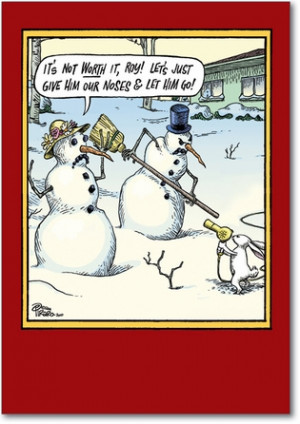 Not Worth It Unique Humorous Christmas Greeting Card