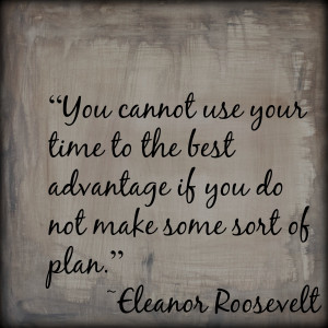 Make A Plan Do you make plans?