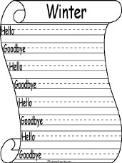 winter hello goodbye write a poem about things you say hello to and ...