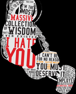 Glados Quotes Glados quote silhouette by