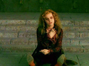 With the face of a Botticelli angel