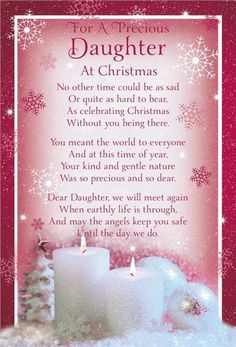 Missing My Daughter At Christmas miss you family quotes heaven in ...