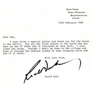 In 1989, a little girl named Amy sent a bottle of...