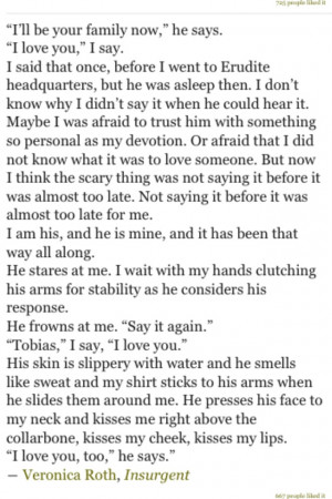 love this quote from insurgent!!!! Tobias is one of the best parts ...