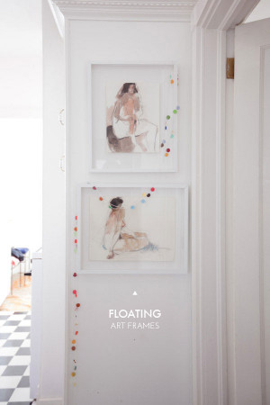 Floating Art Frames DIY | Oh Happy Day!