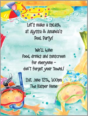 This is a great invitation for your child's 