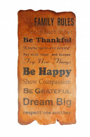 Word Tree - Wooden Rustic Brown Sayings plaque attractive wall hanging ...