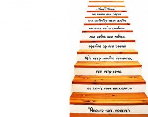 Walt Disney Quote Decal Stair Decal - Vinyl Decal - Wall Decal - Wall ...