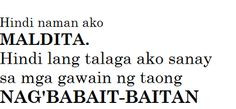 Maldita kang tunay http://www.jennibailey.com/tagalog-jokes-quotes ...