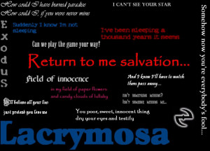 Evanescence Lyrics Image