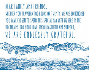 ... mountainwedding #stamp #blue #white #winterwedding #program