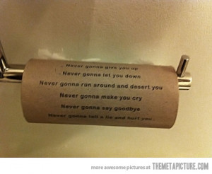 funny prank toilet paper roll