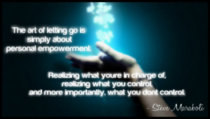 The art of letting go