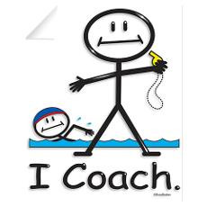 Swimming Coach Wall Decal