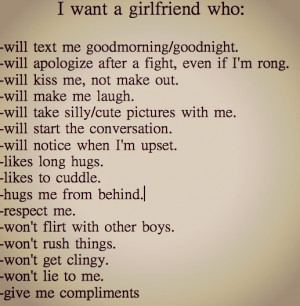 alone, cuddle, girl, hugs, i want a girlfriend who, laugh, respect