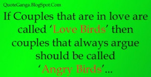 Love Birds and Angry Birds as A Couple.. #shortjokes