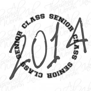 Digital Overlays - Senior Class 2014 - .png clipart files - photoshop