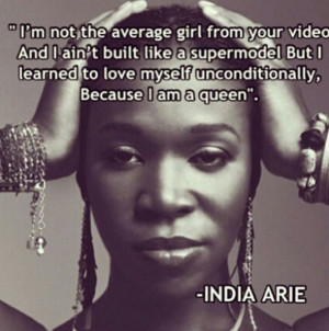 India Arie. Inspirational lyrics.