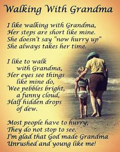 Great poem for Grandparents Day More