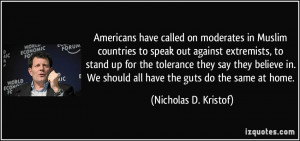 on moderates in Muslim countries to speak out against extremists ...