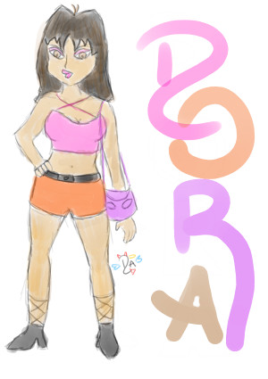 Dora From The Ghetto by dcheeky-angel