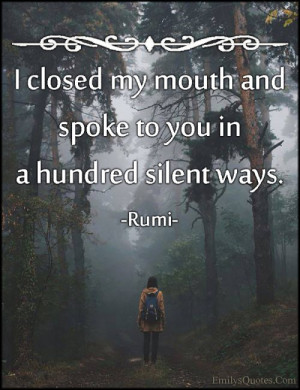 EmilysQuotes.Com - closed, mouth, spoke, communication, silent ...