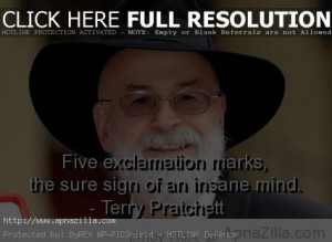 ... Deep (Image) Terry Pratchett Quotes and Sayings Short Insane Mind Deep