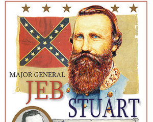 Civil War T-Shirt General Jeb Stuar t ...