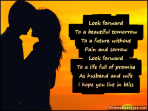 Cute wedding poem quote for newly married couple