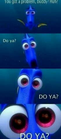 When someone stares at me