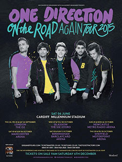 One Direction Tickets 2015