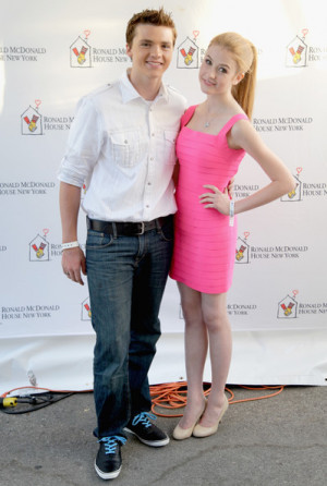 Katherine McNamara and Joel Courtney