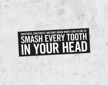 The Smiths lyric Sticker! 