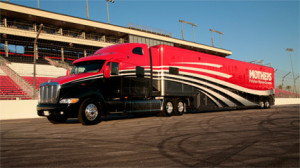 ... hit the road with its custom 18-wheeler big rig and exhibition booth