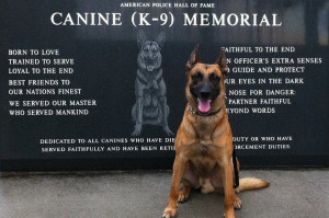 Canine Memorial at the American Police Hall of Fame