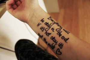 Perfect Raven and Flower tattoo on wrist