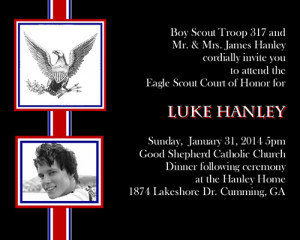 eagle scout invitations and thank you cards @ it#39;s all about the ...