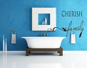 Cherish family quotes wall stickers