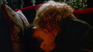 Michael Keaton (Bruce Wayne) and Michelle Pfeiffer (Selina Kyle) in ...