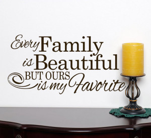 Beautiful Quotes On Family Every family is beautiful but