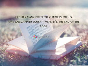 ... for us. One bad chapter doesn’t mean it’s the end of the book