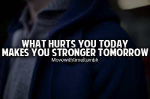What hurts you today...